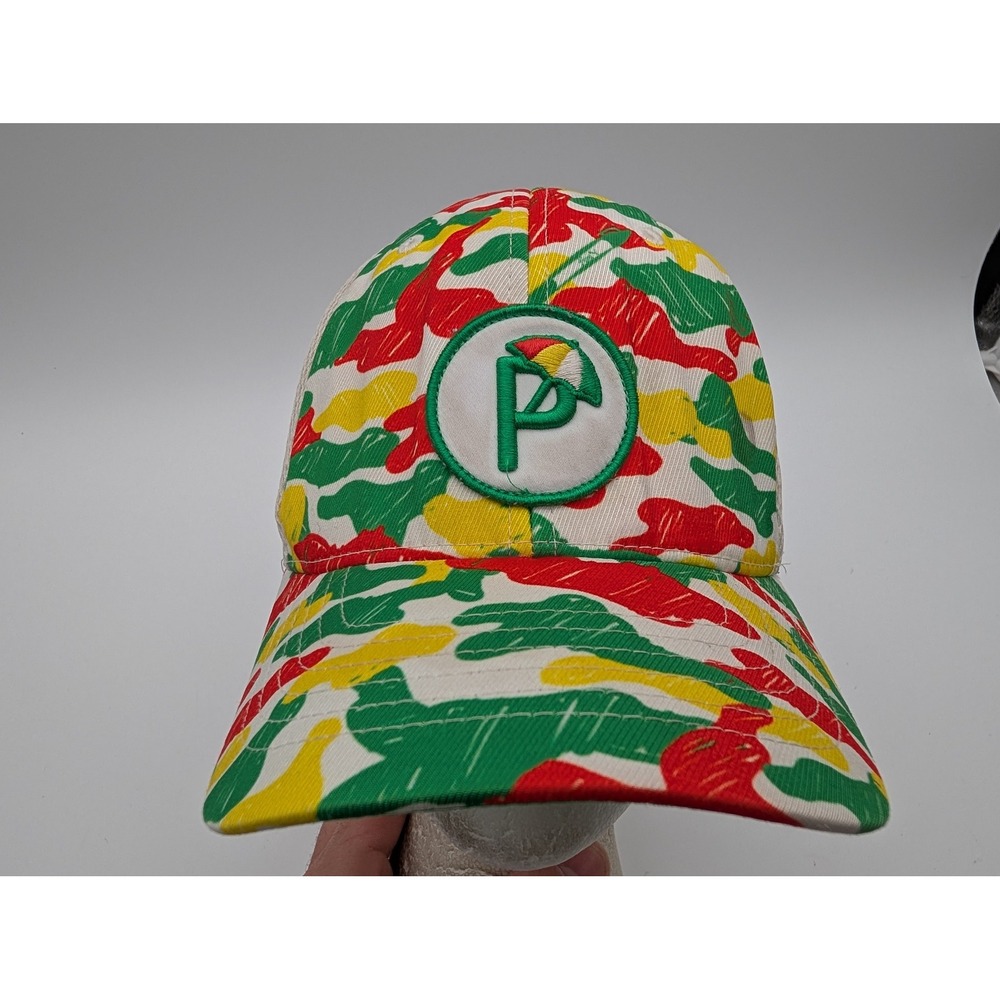 Puma Golf Arnold Palmer 2022 Invitational Camo Trucker Hat Snapback Multi Color